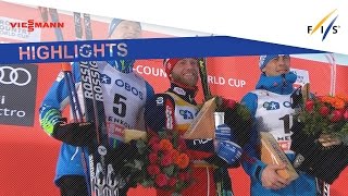 Highlights  Sundby reigns supreme in Holmenkollen 50  FIS Cross Country [upl. by Magbie]