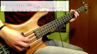 Nirvana  Lounge Act Bass Cover Play Along Tabs In Video [upl. by Soalokin705]