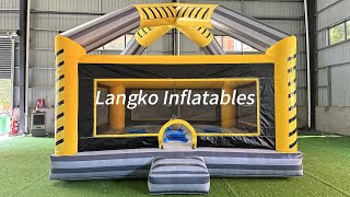 Hot sale carnival inflatable wrecking ball game inflatable interactives games [upl. by Brockwell]