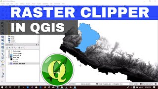 QGIS CLIP RASTER USING POLYGON IN QGISEXTRACT RASTER [upl. by Nitnerb]