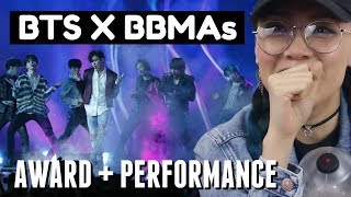 BTS x BBMAs 2018  Top Social Artist  Fake Love Performance  reaction [upl. by Irok997]