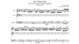 G Ph Telemann  quotIhr Völker hörtquot TWV 1921 Bergen Baroque [upl. by Heyward]