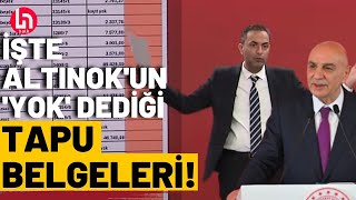 Turgut Altınokun Yok dediği tapu belgelerini Murat Ağırel tek tek açıkladı [upl. by Muraida]