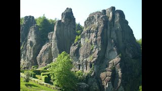 DIE EGGESTERNENSTEINE  Der Felsentempel im Teutoburger Wald [upl. by Sabra]