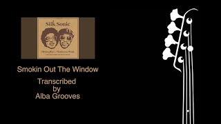 smokin out the window bass Tab and Sheet music [upl. by Krissy]