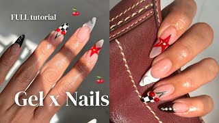 how to do gel x nails like a PRO  full stepbystep tutorial  Beetles Unboxing [upl. by Anailuj524]