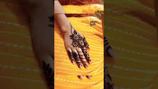 Simple stylish mehandi design🌹❤trending viralvideo viralshort video like love mehndi trend [upl. by Aramo182]