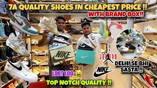 Cheapest 7A Quality Shoes In Mumbai  First Copy Branded Shoes Market  9A Quality Shoes Shop [upl. by Airan]