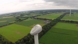 Nieuwe windmolen windpark Neer [upl. by Ornas]