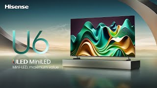 Hisense U6N Pro ULED 4K MiniLED Smart TV [upl. by Tabbitha]