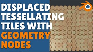 Tessellating tiles with geometry nodes [upl. by Aynos]