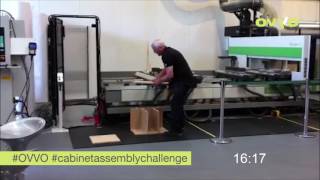 OVVO Cabinet Assembly Challenge  Biesse UK Tech Centre manager Nigel [upl. by Tiebold616]