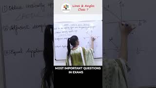 Lines amp Angles Class 7  Maths Problem Trick😮🔥shorts maths tipsandtricks youtubeshorts tricks [upl. by Ydnim]