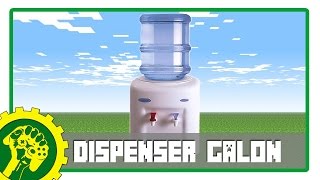 Minecraft Tutorial  Membuat Dispenser Galon [upl. by Olly]