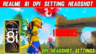 Realme 8i Dpi Settings  Realme 8i Headshot Dpi Setting  Realme 8i Dpi Sensitivy [upl. by Aitercal419]