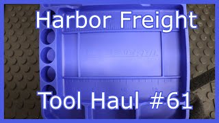 Harbor Freight Tool Haul 61 US General Ultra Grip Flexible Parts Tray [upl. by Annaerda310]