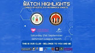 Highlights Grays Athletic FC v Bury Town FC [upl. by Melodie]