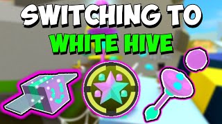 Switching To WHITE HIVE With 16T HONEY  Roblox Bee Swarm Simulator [upl. by Clay]