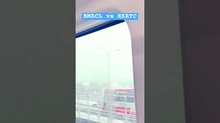 BMRCL vs KSRTC race rain competition beautiful ksrtc bmrcl travel view goodvibes d [upl. by Emelda156]