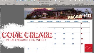 Come creare un calendario personalizzato con Word [upl. by Ennasil]