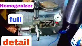 Homogenizer role in ice creamHomogenizer work in ice creamHigh pressure homogenizerhomogenizer [upl. by Rebhun]