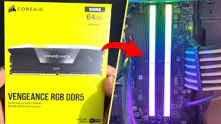 Quick Review  CORSAIR VENGEANCE RGB DDR5 64GB RAM [upl. by Scoville]