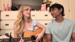 Mckenna Grace and Aryan Simhadri singing brainrot version of Velvet Ring [upl. by Dareece764]