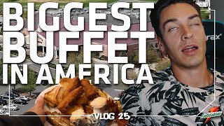 I FLEW ACROSS THE COUNTRY FOR BREAKFAST  Vlog 26 Shady Maple Smorgasbord [upl. by Aehr865]