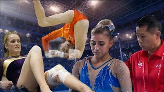 Caídas de gimnasia a mitad de competencia [upl. by Elynad986]