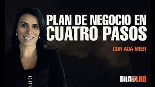 Plan de Negocio Los 4 pasos que debes seguir para tener un negocio eficaz Por Ada Mier [upl. by Raf514]