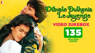 Dilwale Dulhania Le Jayenge Video Jukebox  Full Song  JatinLalit  Shah Rukh Khan  Kajol  DDLJ [upl. by Ynomrah]