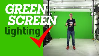 Best Green Screen Lighting  HOW TO [upl. by Dhar]