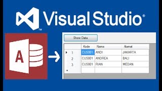 Menapilkan Data Dari Ms Acces Ke Datagridview VB Net 2017 [upl. by Eiznekam854]