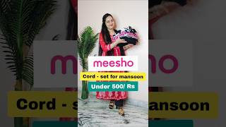 Meesho CordSets under 500 shorts youtubeshorts ytshorts meesho viralvideo trending cordsets [upl. by Aita158]