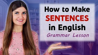 Grammar Lesson How to make Sentences in English Word Order in English [upl. by Schoenfelder]