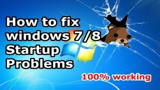 How to Fix Windows 7  windows 8  10 Startup Problems  Blackscreen  Bootloop HD [upl. by Silisav]