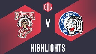 Highlights Frölunda Indians vs Bílí Tygři Liberec [upl. by Polloch]