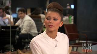 Zendaya Talks DWTS Finale  HPL [upl. by Ahsemad]