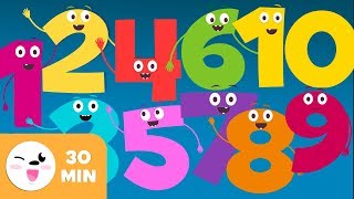 Numbers from 1 to 10  Number Songs  Learning to Count the numbers [upl. by Meyer810]