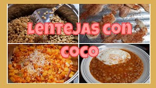 GUISO DE LENTEJAS CON COCO [upl. by Lonny]