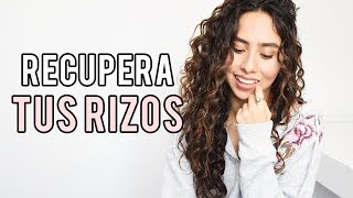 ¿CÓMO RECUPERAR MIS RIZOS 💇🏻 8 PASOS PARA LOGRAR RIZOS PERFECTOS EN TRANSICIÓN [upl. by Miran]