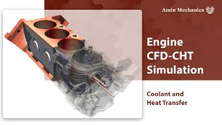 Engine CFDConjugate Heat Transfer CHT Simulation with CONVERGE [upl. by Doraj531]