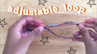 ADJUSTABLE BRACELET TUTORIAL [upl. by Acihsay]