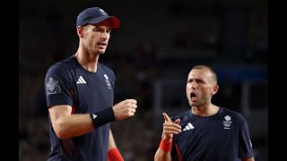 Andy Murray and Dan Evans turn from friends to foes after Olympics heartbreakAndy Murray and Dan Ev [upl. by Llennahc]