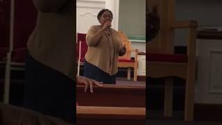 Callie Day Singing At Rising Stars Home Coming Service 7232017 [upl. by Rusell]