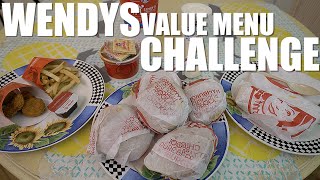 WENDYS VALUE MENU CHALLENGE [upl. by Edahc773]