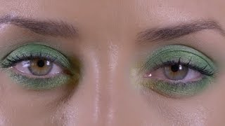 HOW TO Green Eye Shadow with Fatima Thomas  MAC Cosmetics [upl. by Glenden]