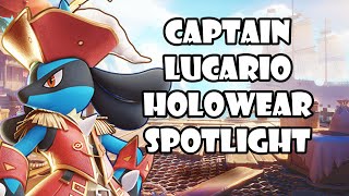 Captain Style Lucario  Skin Spotlight Pokémon UNITE [upl. by Kellina]