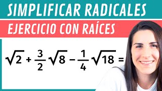 SIMPLIFICAR RAÍCES ✅ Ejercicio con Radicales [upl. by Cuthburt]