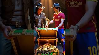 Cristiano Ronaldo and Lionel Messi are searching for a treasure [upl. by Agretha662]